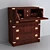 Nautical Caroti Chest of Drawers 3D model small image 1