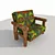 Vintage Country Chair 3D model small image 1