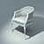 Elegant Classic Chair 3D model small image 1