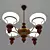 Classic Crystal Chandelier 3D model small image 1