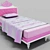 Princess Dreams Bed 3D model small image 1