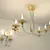 Elegant Glass Chandelier Set 3D model small image 1