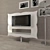 EMMEI Teatronuovo TV Rack - Stylish Italian Design 3D model small image 1