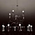 Classic Elegance Chandelier by Sylcom 3D model small image 1