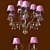 Elegant Lighting Set|Bedroom Chandelier & Wall Lamp 3D model small image 1