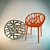 Title: Vitra Vegetal Algae-Inspired Chairs 3D model small image 1