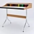 Minimalist Vitra Desk 3D model small image 1