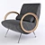 Minimalist Milu Armchair 3D model small image 1