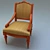 Rolling Comfort: Chair with Texture 3D model small image 1