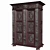 Eagle-Emblazoned Classic Cupboard 3D model small image 1