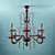 Elegant Barovier Toso Chandelier 3D model small image 1