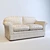 Classic Laura Ashley Sofa 3D model small image 1