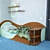 Cozy Dreams: Baby Bed 3D model small image 1