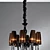 Carlesso Honey Chandelier: Elegant and Glamorous 3D model small image 1