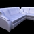 "Sydney" Corner Sofa, Expands to 2040x1400mm 3D model small image 1