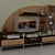 TV Slide - Convenient and Stylish TV Stand 3D model small image 1