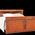 Italian Elegance: Rialto Bed 3D model small image 1