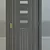 Modern Steel Door - door_03 3D model small image 1