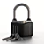 SecureLock - Heavy Duty Padlock 3D model small image 1