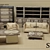 Elegant Smania Furniture Collection 3D model small image 1