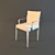 Elegant Mathias Chair 3D model small image 1