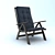 Cozy Outdoor Armchair 3D model small image 1