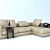 Flexible Comfort: Flexform Sofa 3D model small image 1