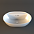 Elegant Oval Sink by HOL?VIKEN 3D model small image 1