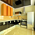 Modern Union Kitchen: Stylish & Functional 3D model small image 1