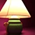 Textured Personal Design Table Lamp 3D model small image 1