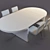 Modern 5-Piece Dining Set 3D model small image 1