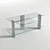 Elegant Glass TV Stand 3D model small image 1