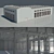 Multi-Span Industrial Building: Durable & Efficient 3D model small image 1