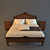 Bamar Bed & Thumbs: Stylish Slumber 3D model small image 1