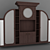 Classic Column Wardrobe 3D model small image 1