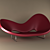 Italian Designer Sofa: Moroso 3D model small image 1