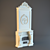 Classical Corner Fireplace 3D model small image 1