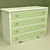 Dreamy Bedroom Chest of Drawers 3D model small image 1