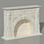 Elegant Magazine-Inspired Fireplace 3D model small image 1