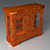 Elegant OB 20.06 Alder Wood Glass Komod 3D model small image 1