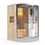 Luxury Sauna and Shower Combo 3D model small image 1