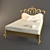 Sofia Art Deco Bed 3D model small image 1