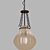 Modern Hanging Lamp "Massive" 41631-62 3D model small image 1