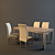 Elegant EGO Table Set 3D model small image 1