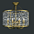 Elegant Crystal Chandelier with 8 Lights 3D model small image 1