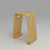 Modern Wooden Stool 3D model small image 1