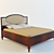 Elegant Selva Bed 2874 3D model small image 1