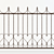 Durable Metal Fence 3D model small image 1