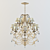 Miniature Magazine-Inspired Chandelier 3D model small image 1