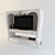 Stylish TV Storage Chest 3D model small image 1